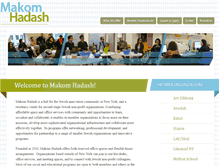 Tablet Screenshot of makomhadash.org